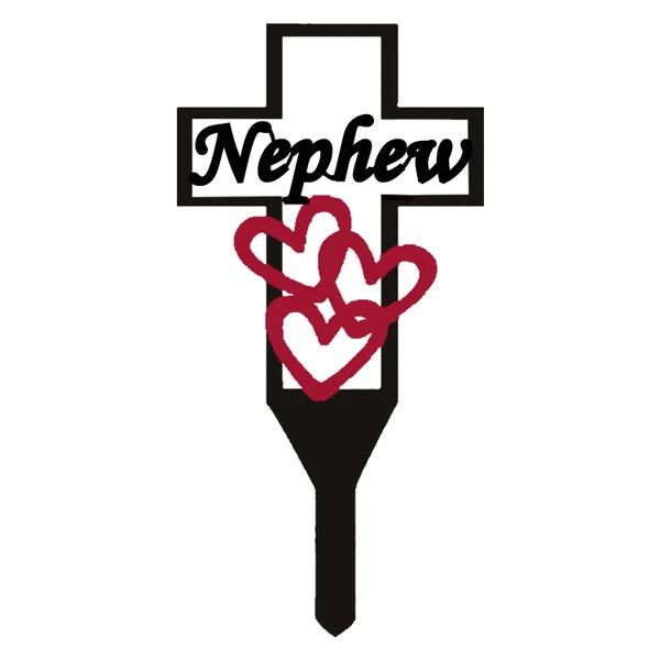 Bgcopper Cemetery Memorial Cross Stake for Parents