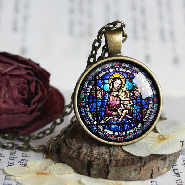 Time Gem Necklace - Demonstrate your faith with this spiritual necklace