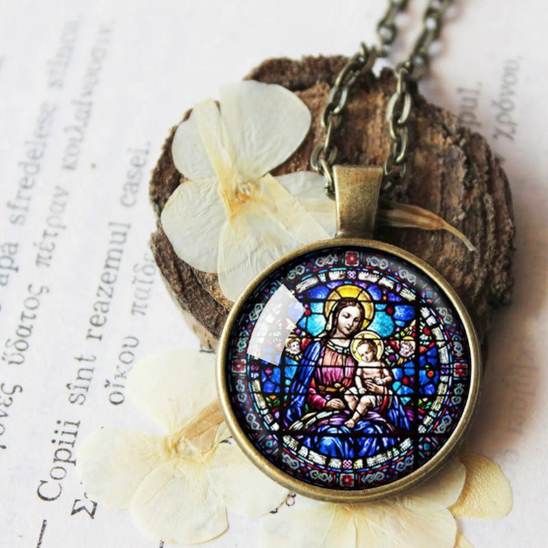 Time Gem Necklace Demonstrate your faith with this spiritual