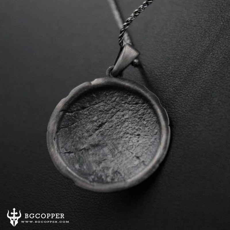 Epic Spartan Shield Pure Tin Necklace - BGCOPPER