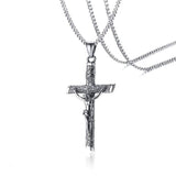 Stainless Steel Jesus Crucifix Pendant - BGCOPPER