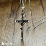 Stainless Steel Jesus Crucifix Pendant - BGCOPPER