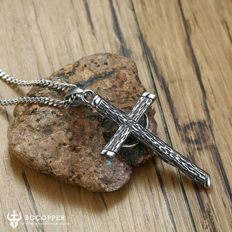 Stainless Steel Jesus Crucifix Pendant - BGCOPPER