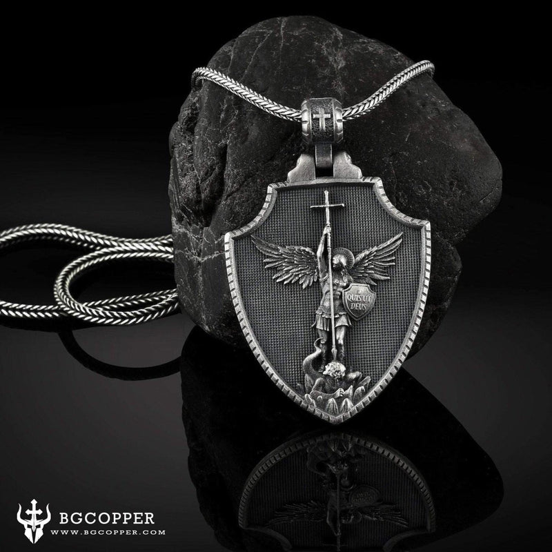 St. Michael the Archangel Necklace | Hip Hop Jewelry