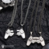 Attract Game controller Matching Necklaces For Couples In Titanium(2 pcs a set) - BGCOPPER