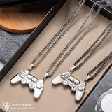 Attract Game controller Matching Necklaces For Couples In Titanium(2 pcs a set) - BGCOPPER