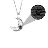 Sun&Moon 100 Languages I Love You Projection BFF Couples Necklaces - BGCOPPER