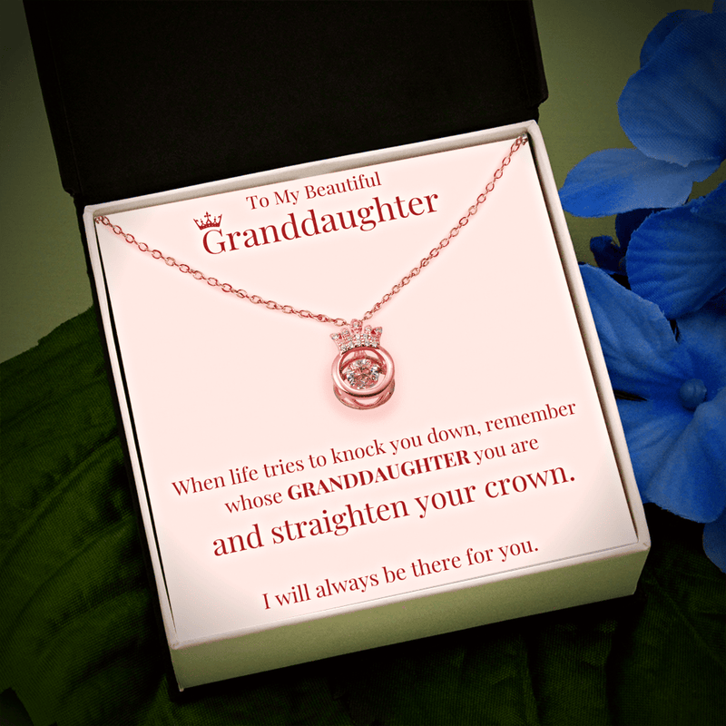 To My Granddaughter👧  | S925 Straighten Your Crown Necklace💕
